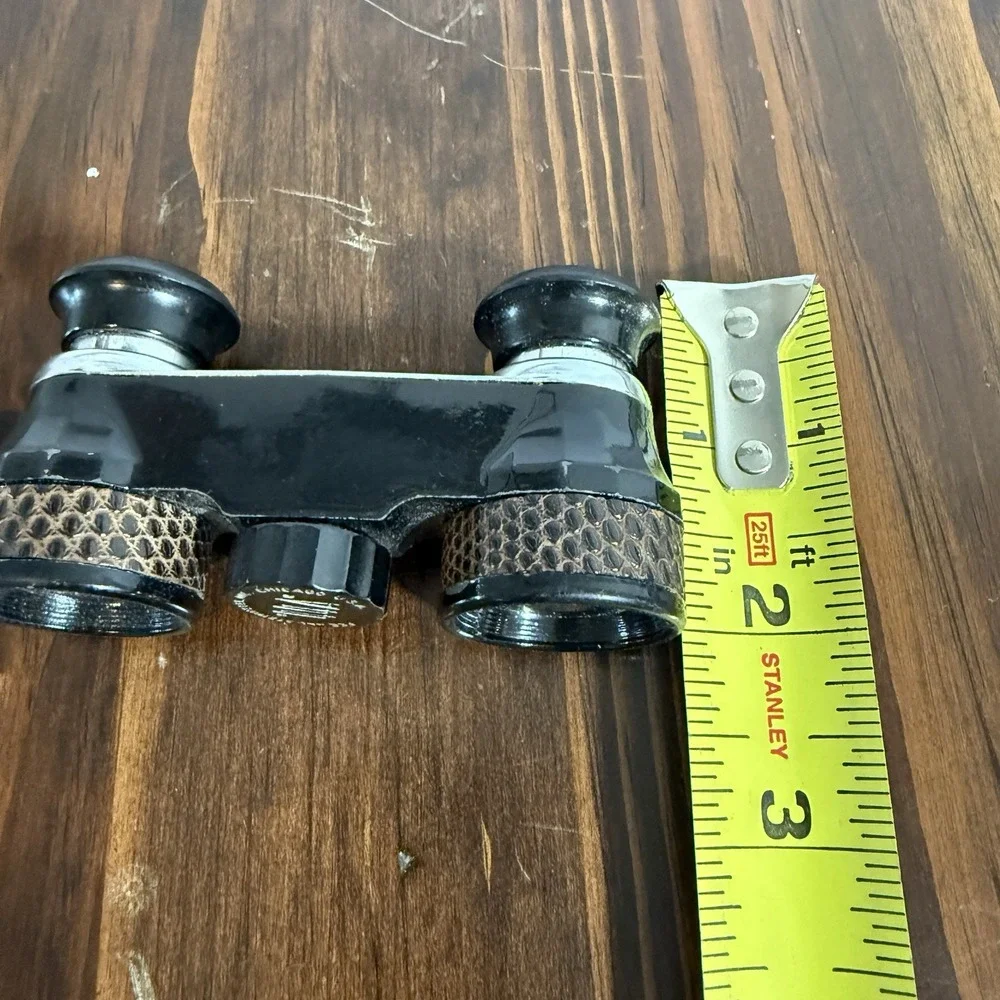 Vintage Airguide 44A Mini Field Binoculars With Knurled Decor Pocket‎ Size